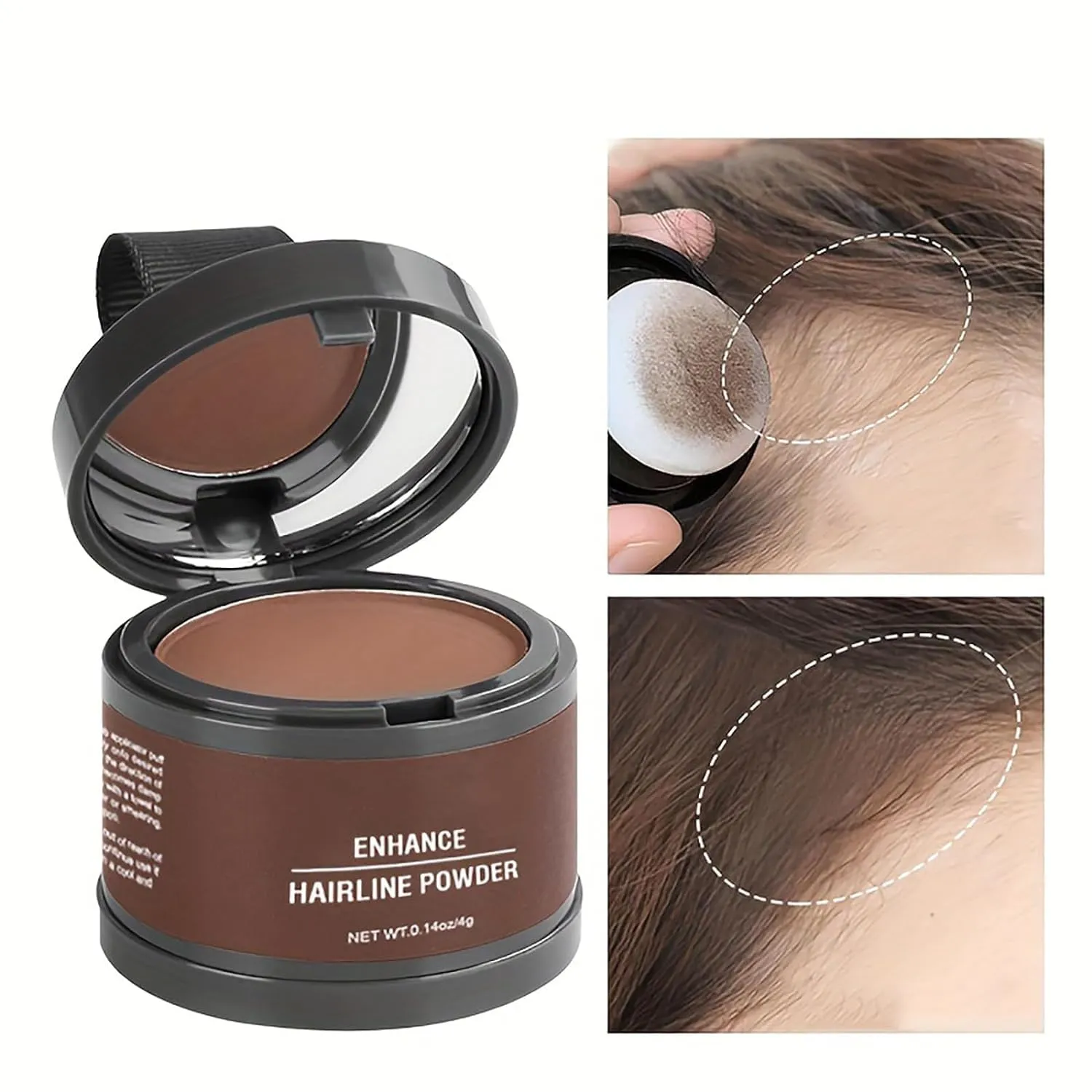 VeinsgrainHair Color, Substantion Hair Color, VeinsgrainRoot Coverup, VeinsgrainHair Powder, VeinsgrainHair Touch Up, VeinsgrainRoot Touch Up, Hairline Powder Stick Root Cover Up (Black)