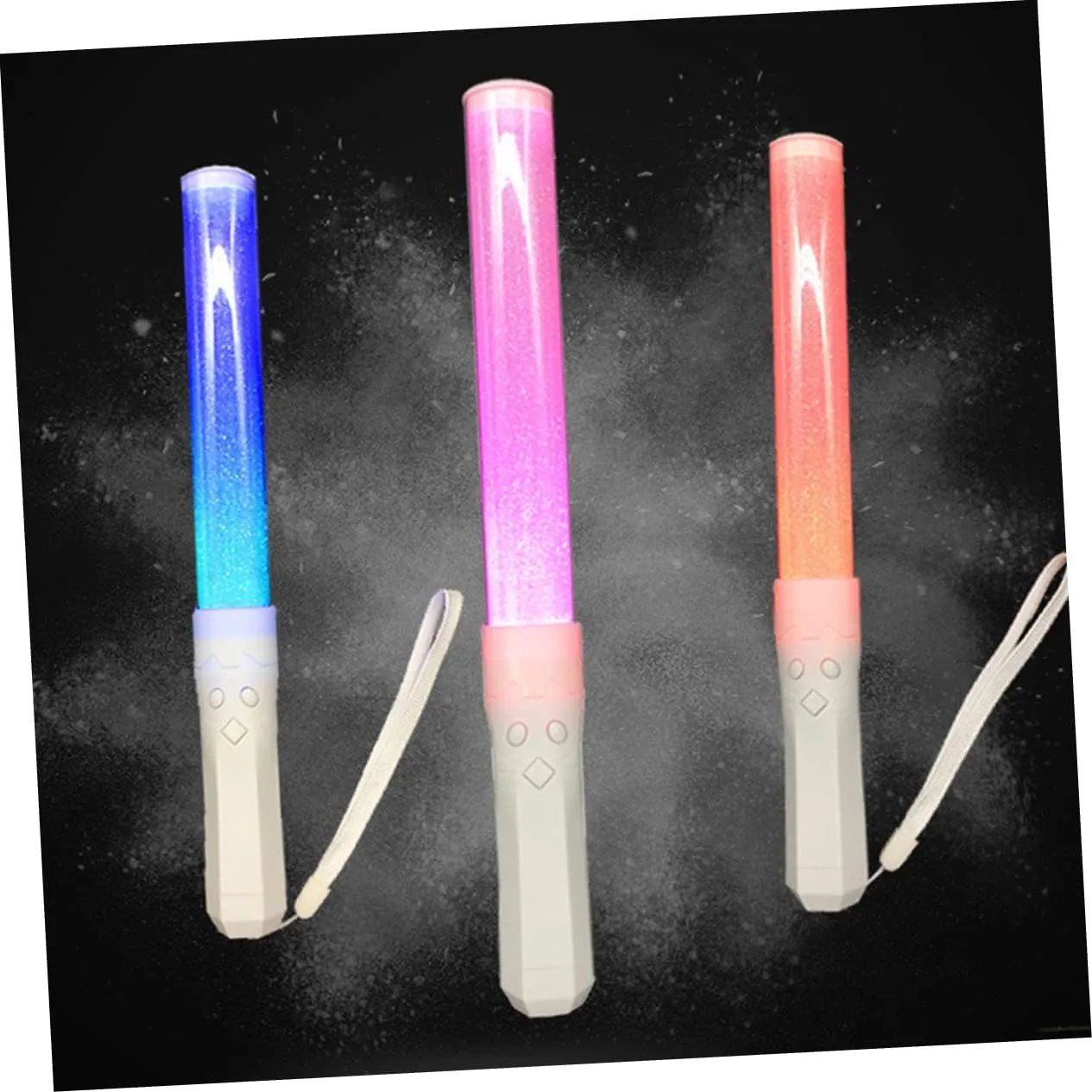 VICASKY Light Stick Glow Stick Concert Flash Stick Concert LED Stick White