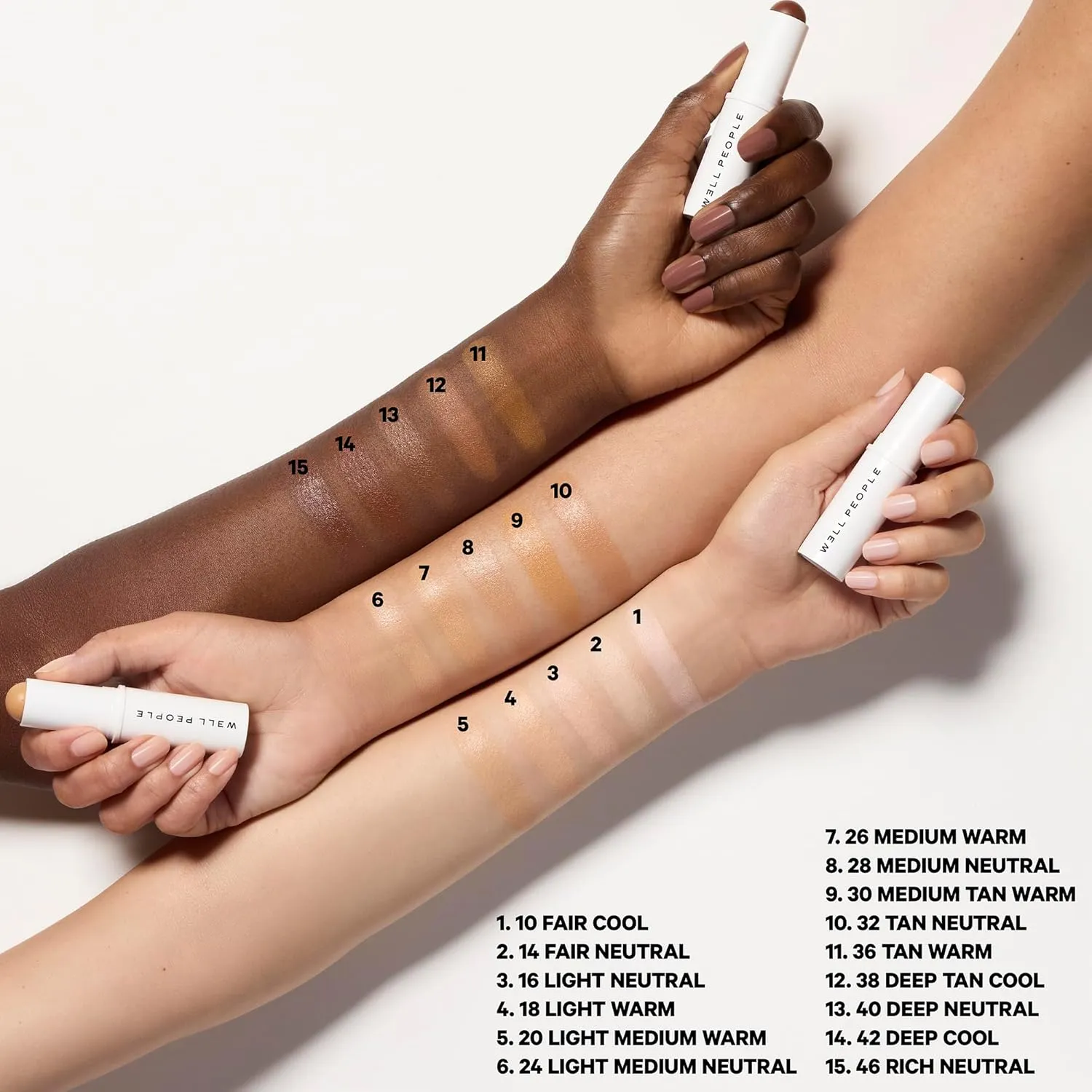 Well People Supernatural Complexion Stick Foundation   Concealer, Buildable, Light-to-Medium Coverage, Soft Matte Finish, Lightweight   Hydrating, Multi-Use, Vegan & Cruelty-Free, 16 Light Neutral
