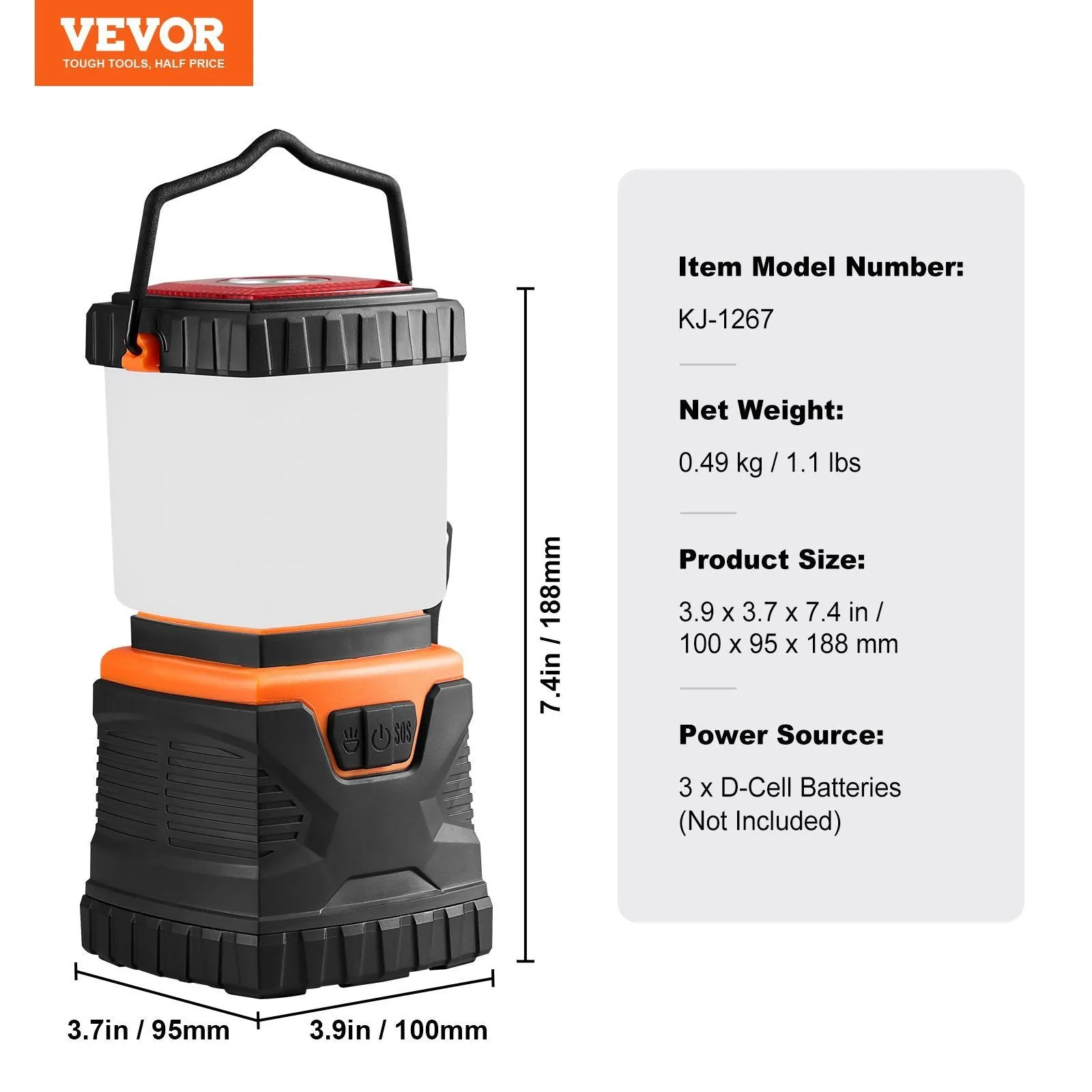 WildGlow 360° LED Camp Lantern