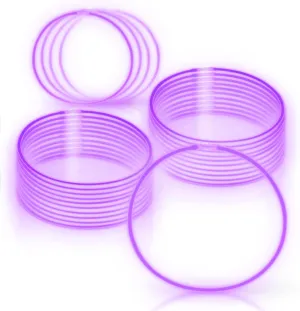 Windy City Novelties 22" Glow Stick Necklaces - 50 Pack