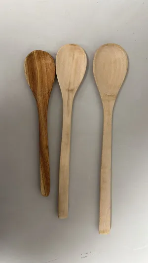 WOODEN SPOON SET( 3PCS SET) 1 DOZEN