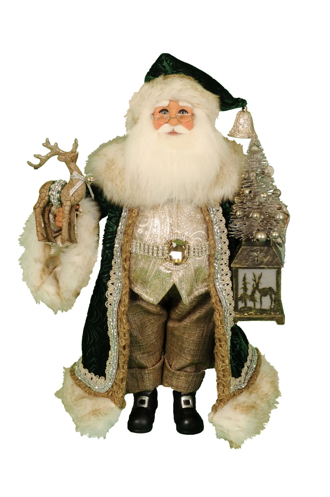 Woodland Emerald Santa
