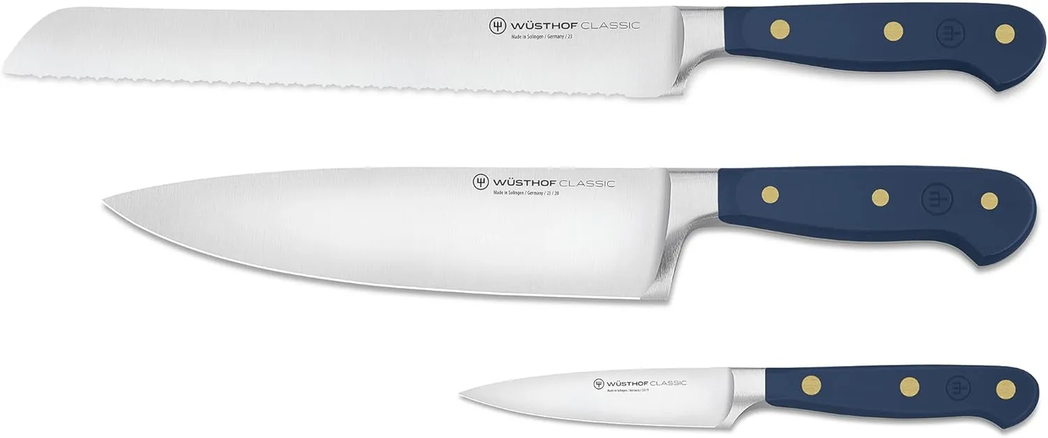 WÜSTHOF Classic Wild Blueberry 3-Piece Starter Knife Set