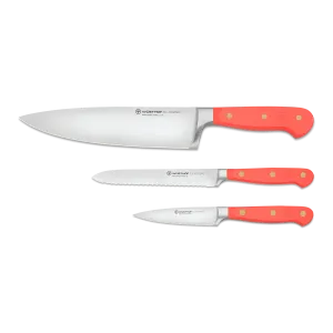 Wusthof Classic Coral Peach - 3 Pc. Utility Knife Set