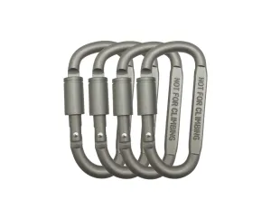 x4 Aluminum Carabiner Clip Key Chain
