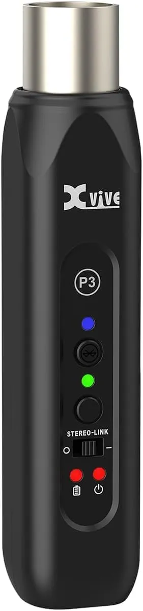 Xvive P3 Bluetooth XLR Receiver for Audio Mixer, Active PA, DJ Systems