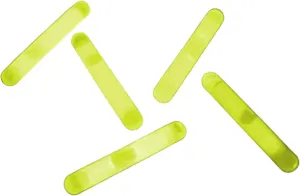Yellow Refills for Night Golf - 1.5" Luminous Stick Inserts, for Glow Golf Balls, Pack of 50