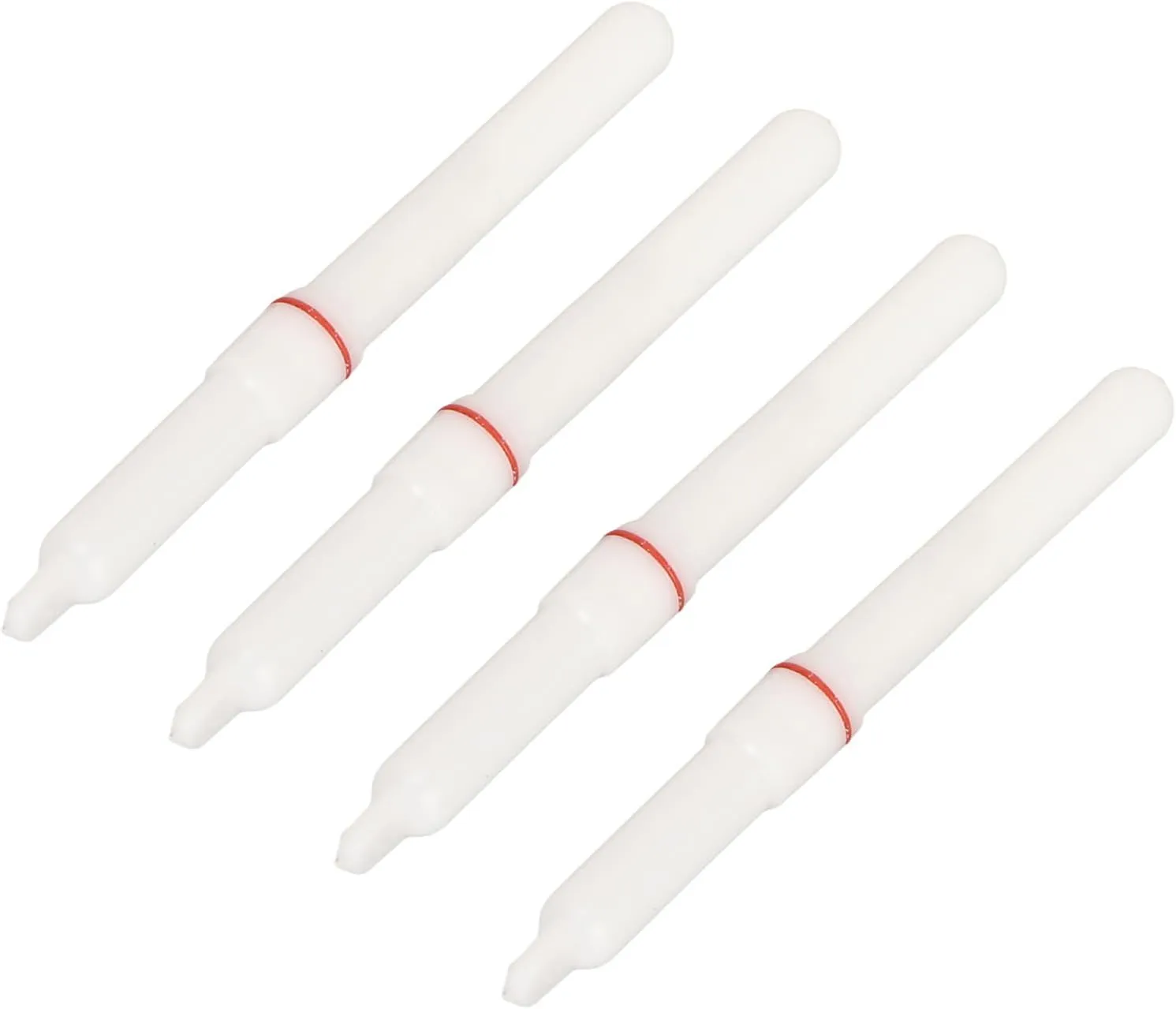 Ymiko LED Light Up Float Sticks, Rod Tip Glow Sticks ABS LED Float Rod Tip Luminous Light with Battery 4PCS Fishing Glow Dark Fishing for Dark Night