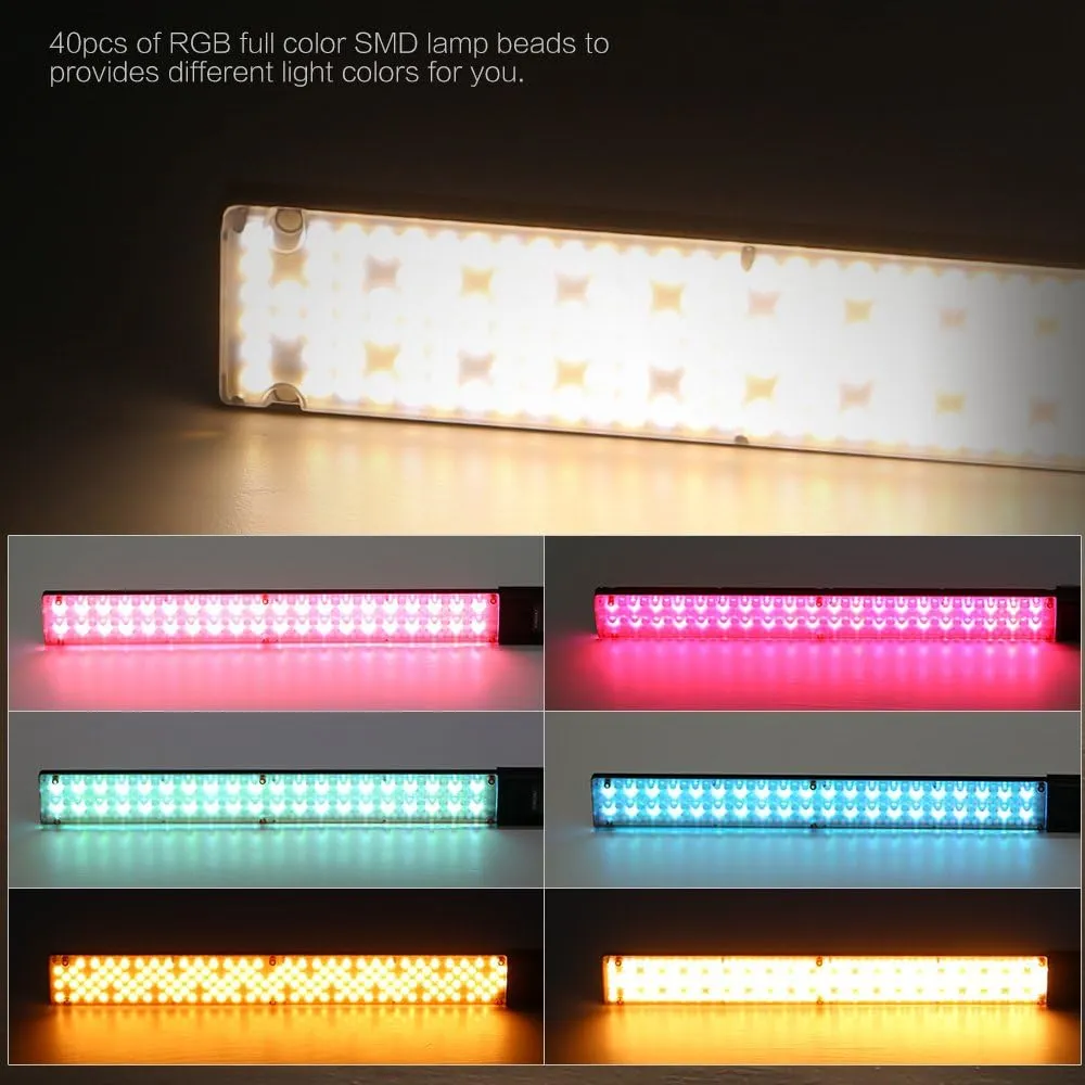YONGNUO YN360 RGB LED Light Stick, 5600K Adjustable Color Temperature, Professional Handheld Photo Light, for Video Photography, Studio Shooting