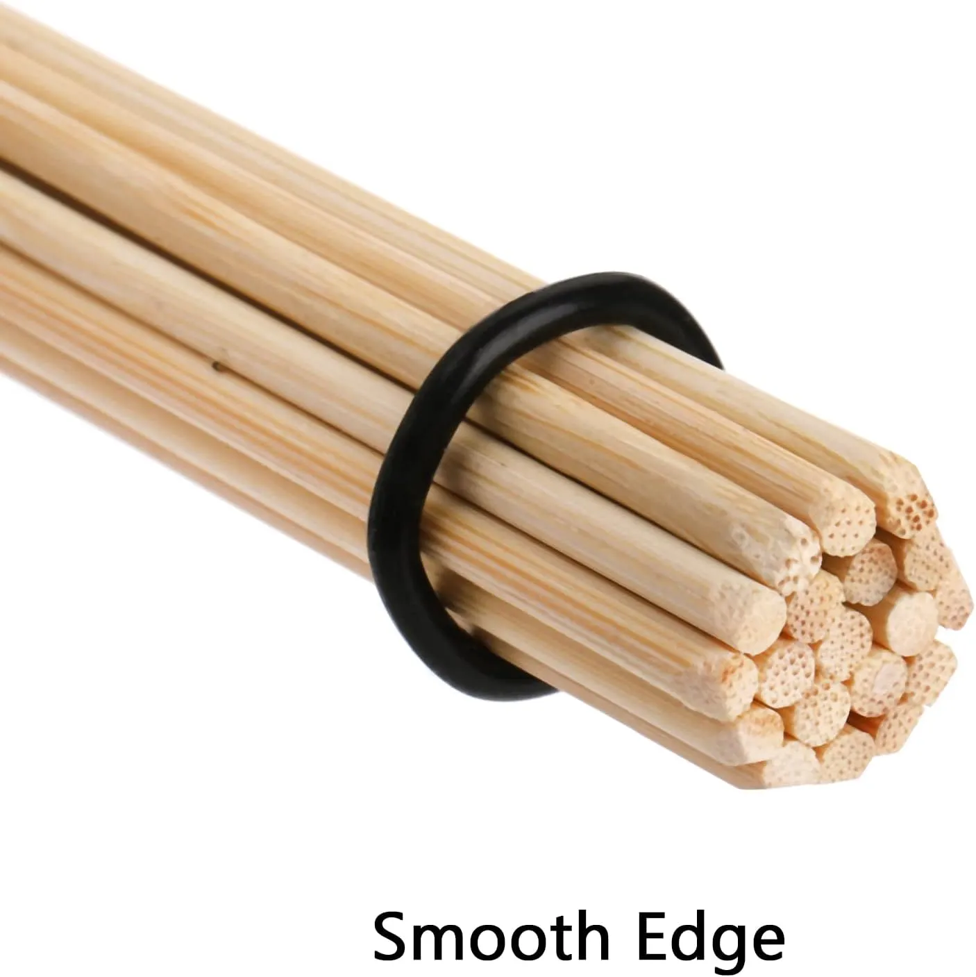 YOUEON 3 Pair 16 Inch Bamboo Hot Rods Drumsticks, 5A Jazz Drum Sticks Constructed of 19 Bamboo Dowels, Rods Drum Brushes for Jazz, Folk, Small Venue and Acoustic Performance