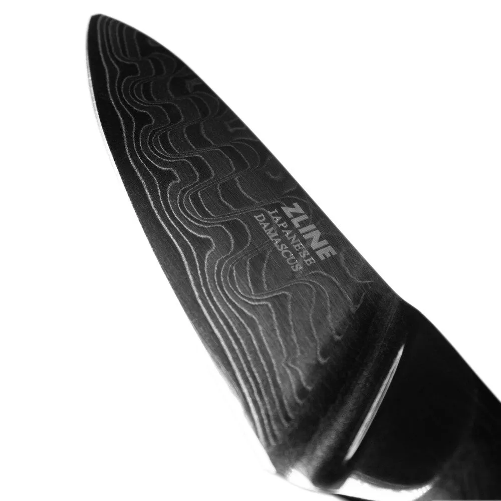 ZLINE 3-Piece Professional Japanese Damascus Steel Kitchen Knife Set (KSETT-JD-3)